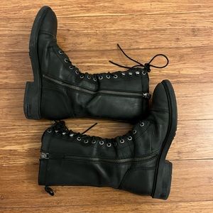 Nine West Combat Boots